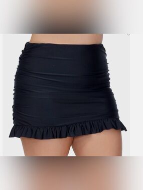Raisins Curve Plus Size Echo Swim Skirt